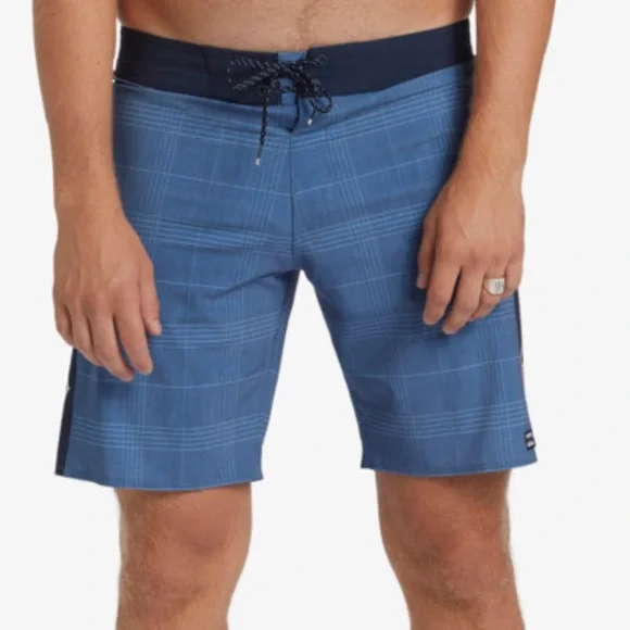 Billabong 31 Boardshorts D Bah Airlite mid length Board Shorts in smoke blue NWT